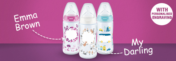 personalised baby bottle